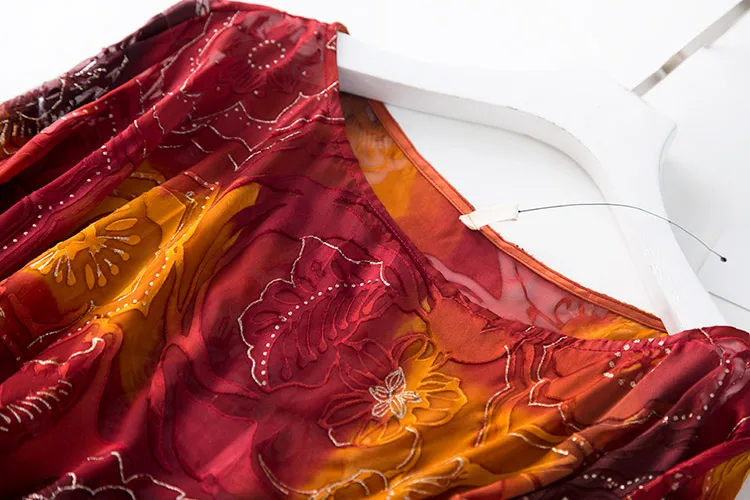 Женская летняя блузка 100% из натурального шелка с круглым вырезом прозрачная