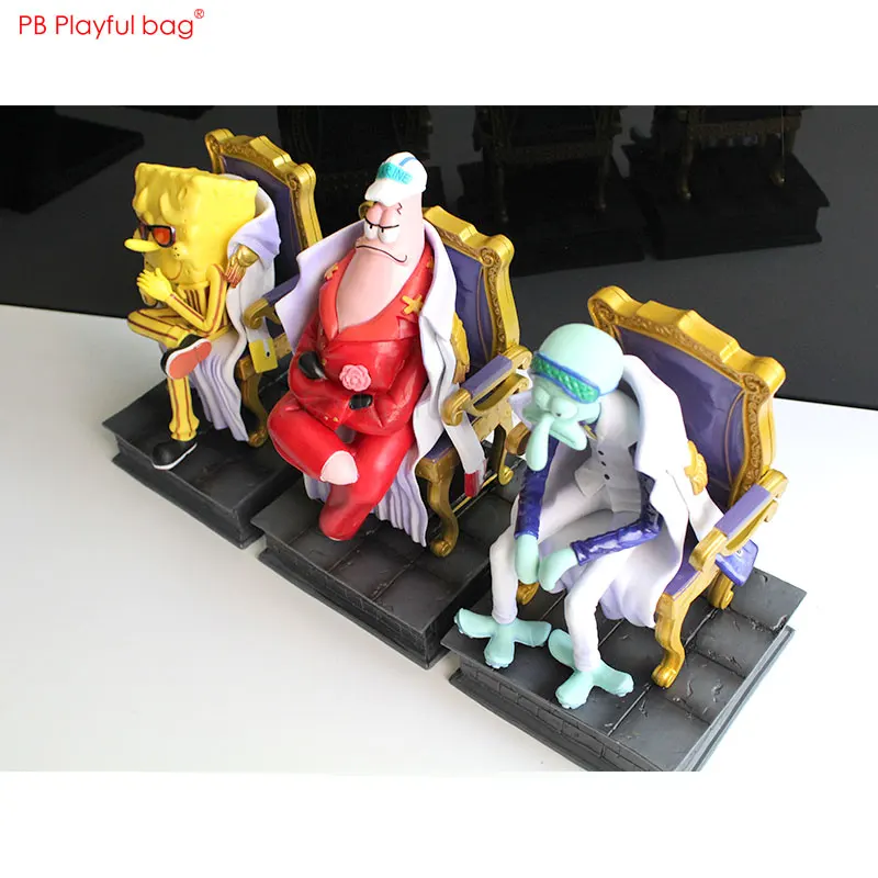 3 шт. и губка военно морские генералы Сквидвард щупальца Патрик Стар фигурка