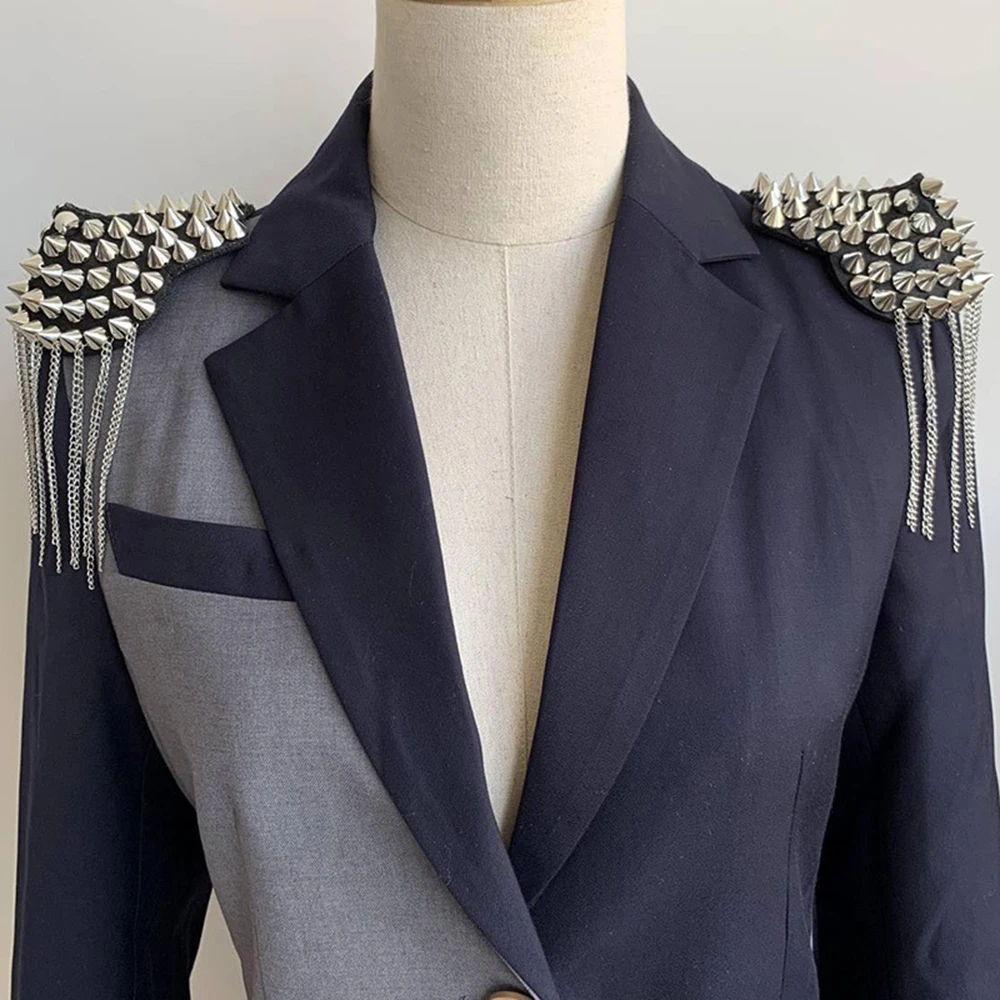 

Rivet Epaulette Brooch Epaulet Shoulder Handmade Clothing Accessories Suit Decoration Fringed Shoulder Stamp