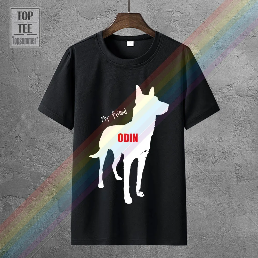 

Tailored Shirts Top O Neck Short Sleeve Mens Personalized Belgian Malinois Add Dog'S Name Custom T Shirt