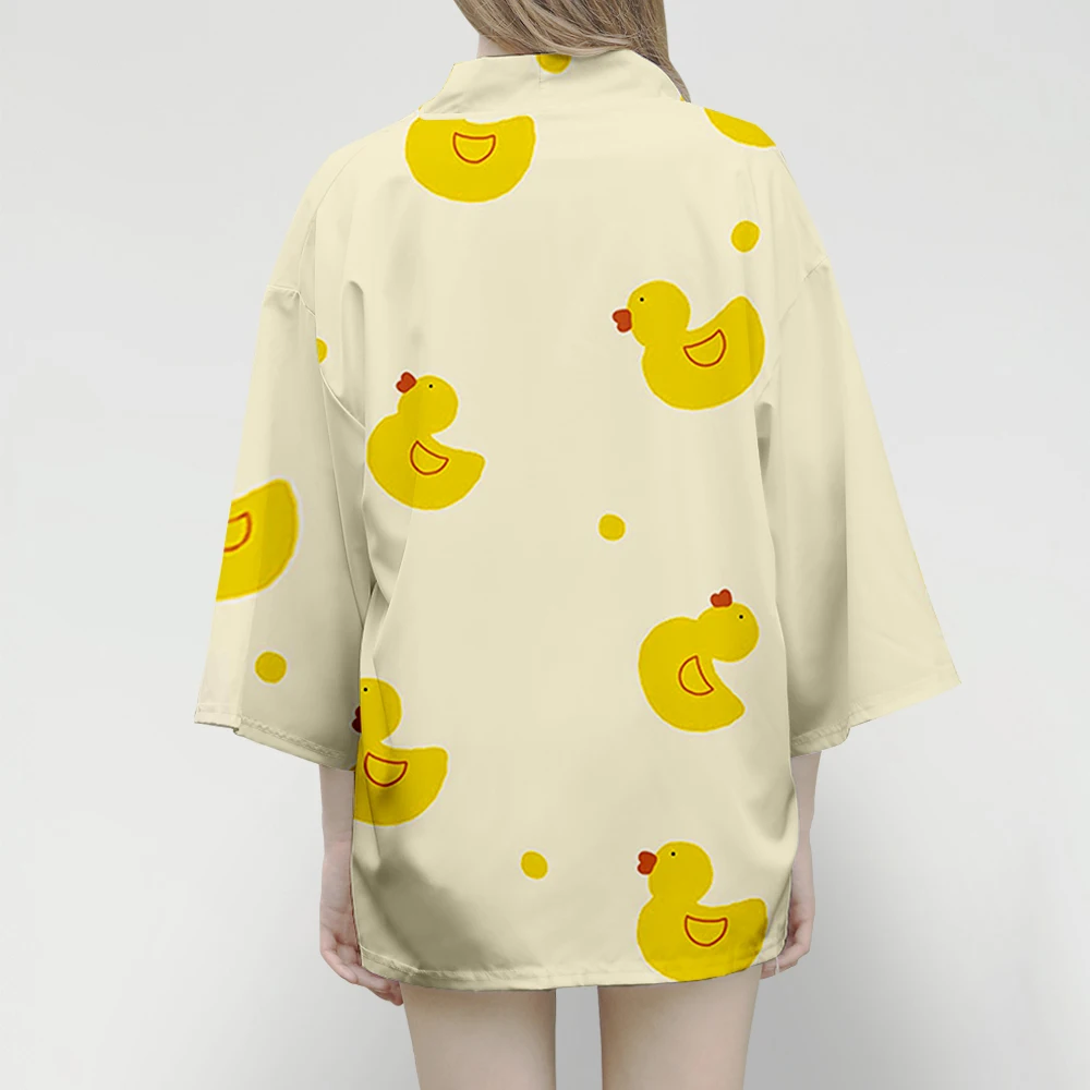 Футболка-кимоно для мужчин и женщин стильный Повседневный Топ в стиле Харадзюку