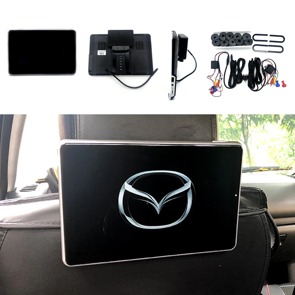 Для Mazda 10 1 дюймов Android 0 Автомобильный подголовник монитор Поддержка сенсорного