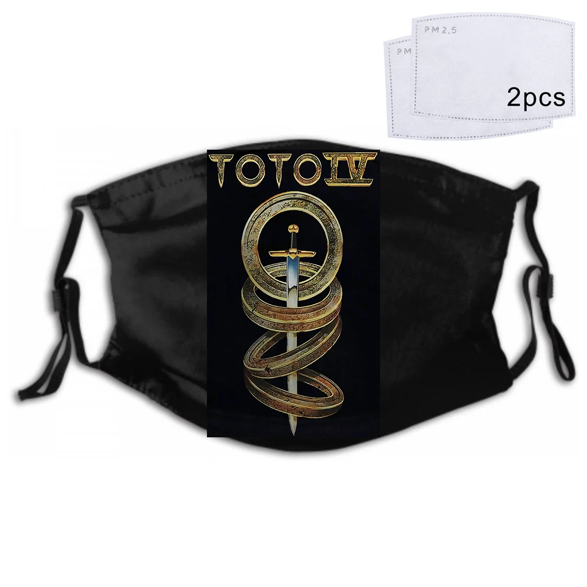 

New Popular Toto Iv Classic Rock Band Mens Black Mask Xs3Xl PM2.5 PM2.5 mask 2020 High quality Fashion Printed new tops cheap w