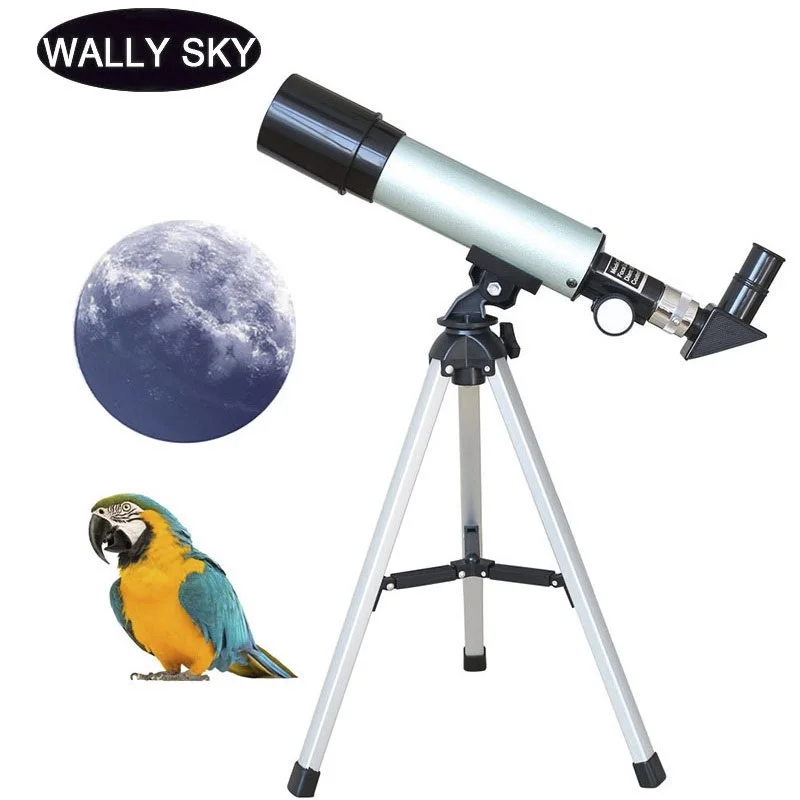 90X Kids Astronomical Telescope Outdoor Table Monocular Astronomical Telescope with Tripod Space Moon Watching  Spotting Scope