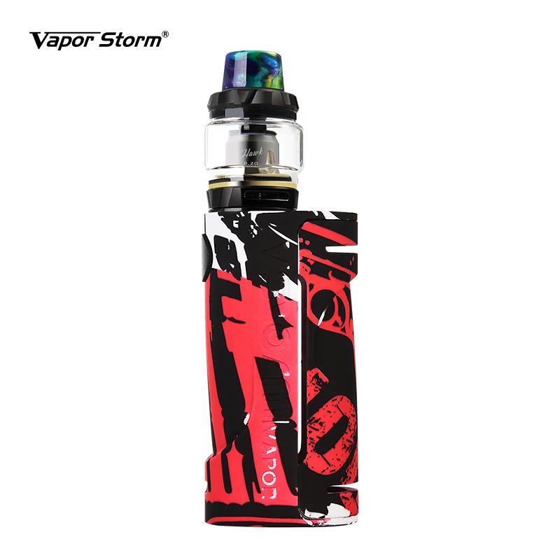 Электронная сигарета Vapor Storm ECO Bypass Mod Max 90 Вт 510 Lion RDA 3 Stage управление воздушным потоком/Hawk Tank Box Mod Vape поддержка RDTA