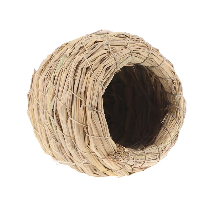 

Handmade Straw Natural Bird Nest Pigeon Bird House Parrot Nest Warm Pet Bedroom Courtyard Bird Cages Adornment Bird Nest