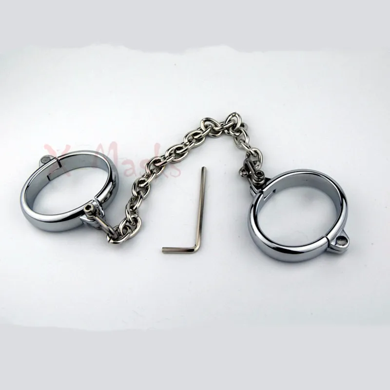 Наручники на лодыжках Металлические наручники для секса стальные ручные манжеты