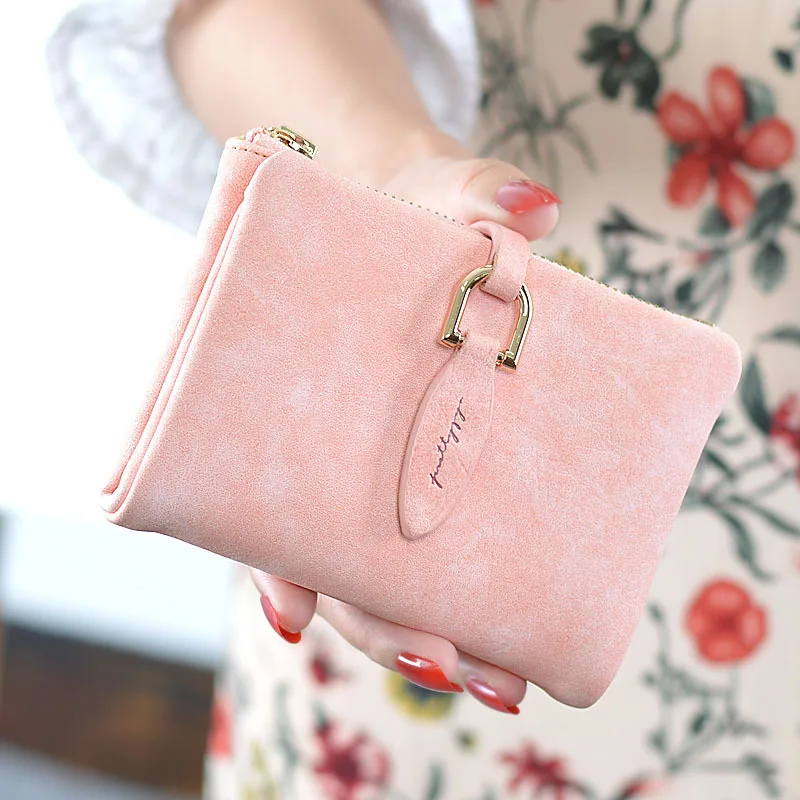 Короткий кошелек для женщин милый мини-кошелек мелочи бумажник с новым дизайном
