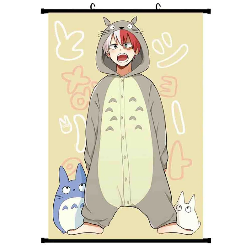 Boku no My Hero Academy Bakugou Katsuki Todoroki Shoto Midoriya Izuku Аниме Манга настенный плакат