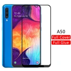 Чехол для samsung a50, чехол из закаленного стекла, Защита экрана для galaxy a 50 50a, защитный чехол для телефона, пленка 6,4 a505, оригинал