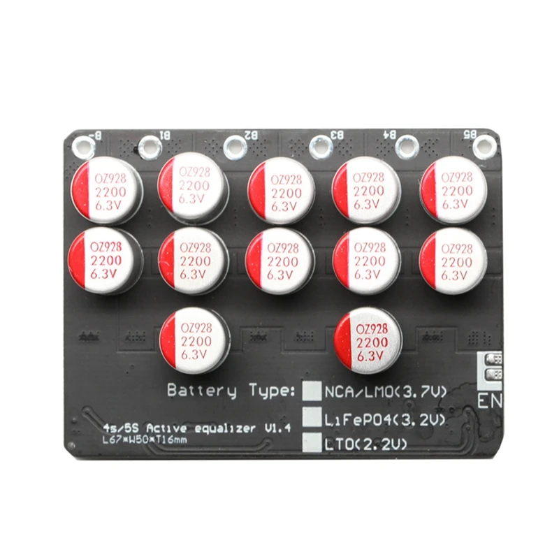 5A балансировочный 5S LiFePo4 Li Ion Ver Battery Active эквалайзер баланс|Аксессуары для батарей