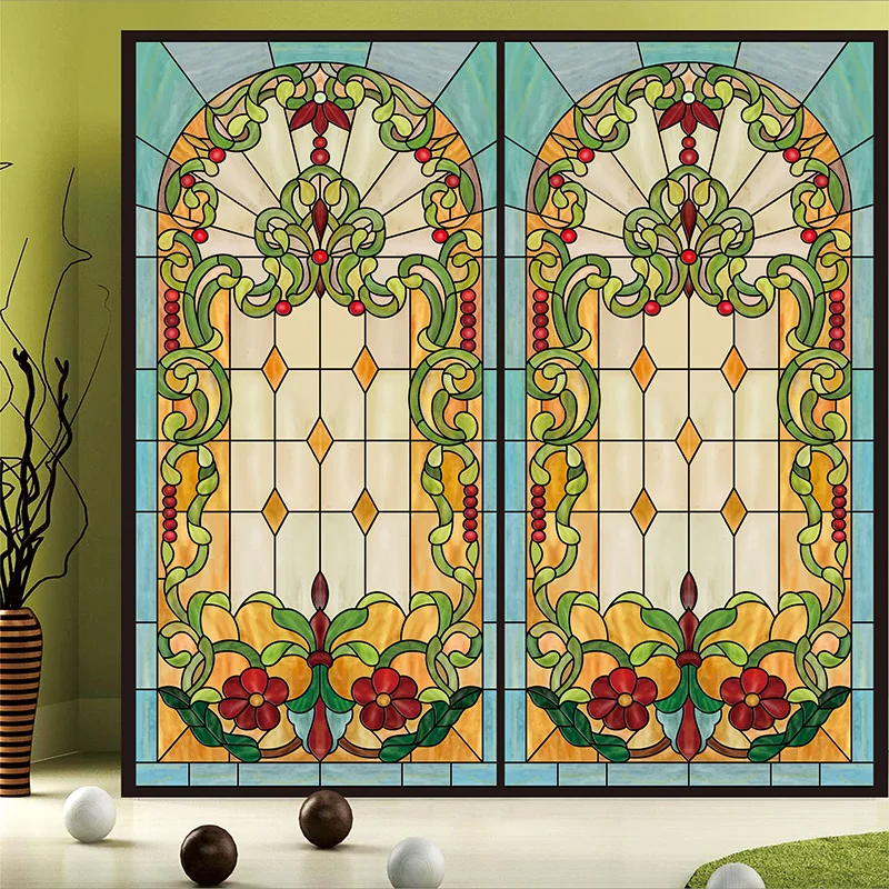 Изготовление размеров под заказ само клеящаяся оконная пленка непрозрачные