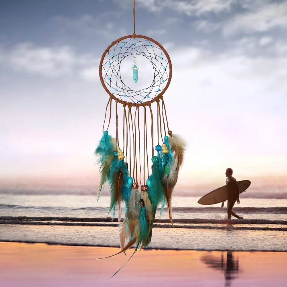 

New Home And Garden Decoration Handmade Dream Catcher Feathers Decoration For Car Wall Hanging Room Home Decor Украшение Дома