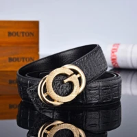 new hot salewomens mens luxury designer brand belt high quality double g classic buckle real genuine leather men women belts