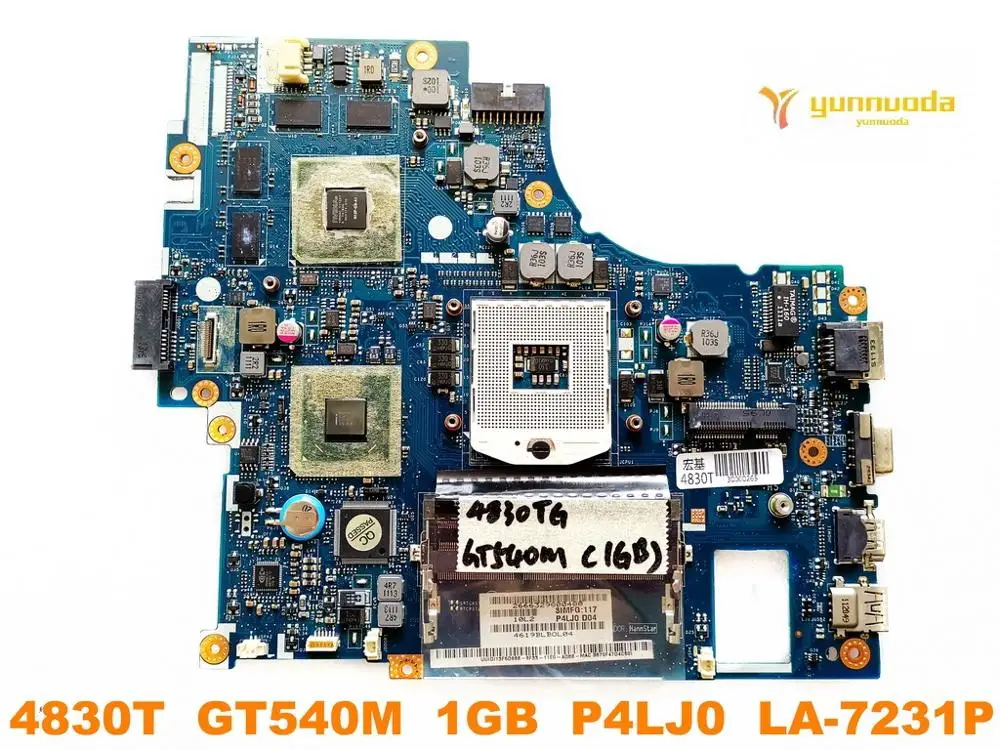 Оригинальный Для ACER 4830 т Материнская плата ноутбука 4830T GT540M 1 ГБ P4LJ0 LA 7231P