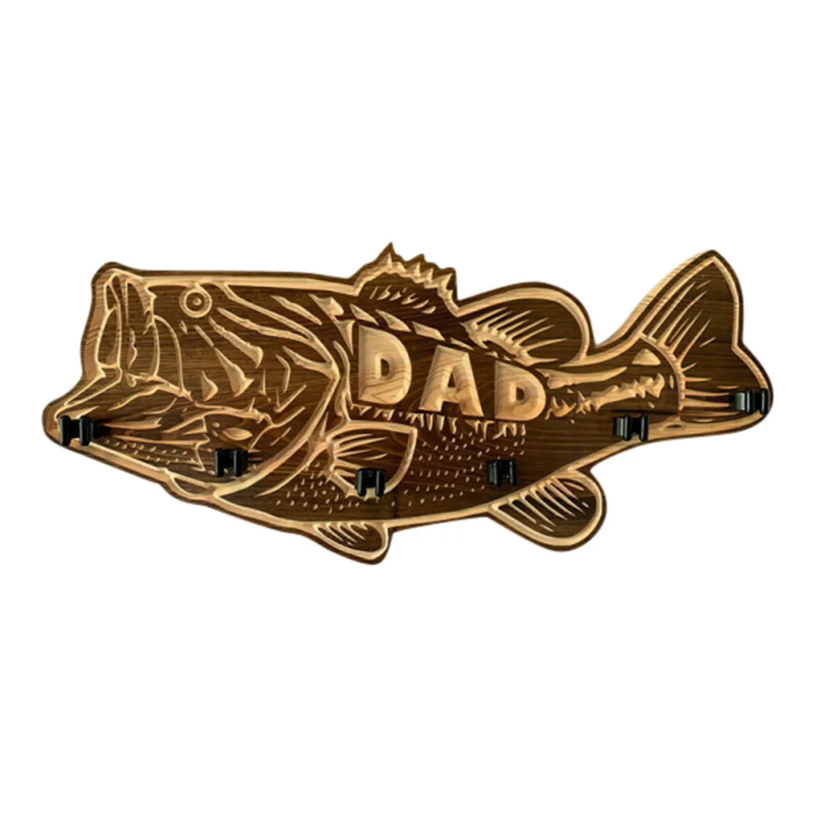 Деревянные фигурки для ловли окуня домашние миниатюры Винтажные Украшения