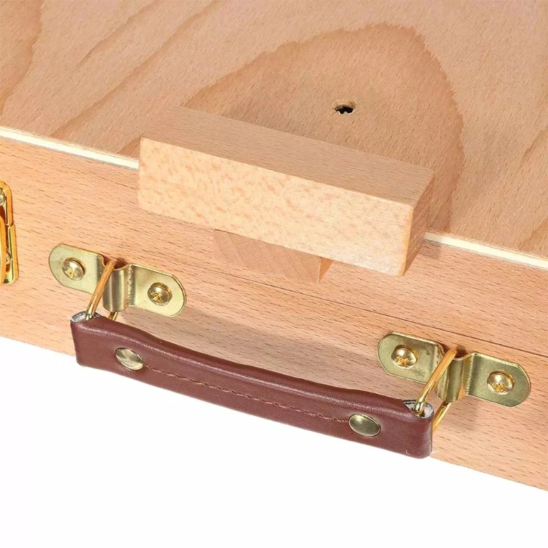 

Adjust Table Sketchbox Easel Paint Palette Portable Wooden Artist Desktop Case for storing Art Paint Markers Sketch Pad