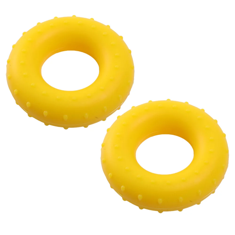 2 шт. экологичное Силиконовое кольцо без запаха для рук и мышц тренажер пальцев