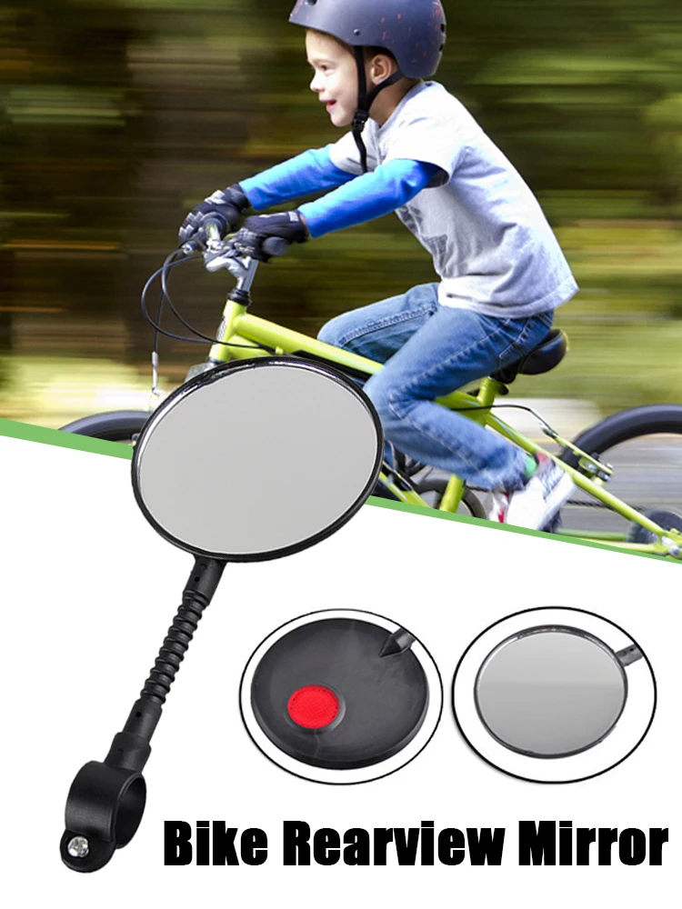 

Bicycle Rearview Mirrors For Handlebars Universal Adjustable Flexible Rear Back View Mirror Bike Cycling Accessories