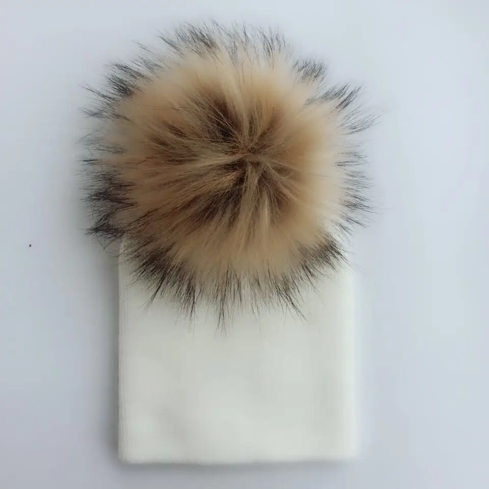 Вязаная зимняя шапка для маленьких детей Шапка девочек и мальчиков Детская из