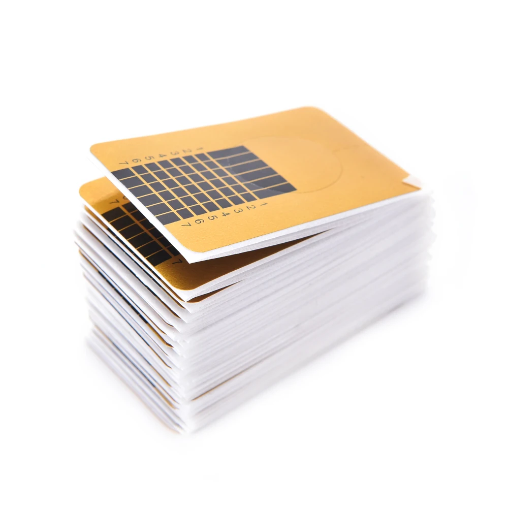 AACAR 100 шт./лот гелевые накладки для ногтей наклейки профессиональные формы