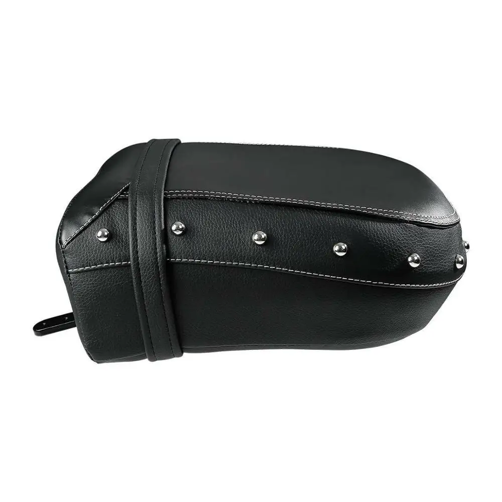 Мотоциклетное черное/пустынное кожаное заднее ПАССАЖИРСКОЕ СИДЕНЬЕ ДЛЯ Indian Chief