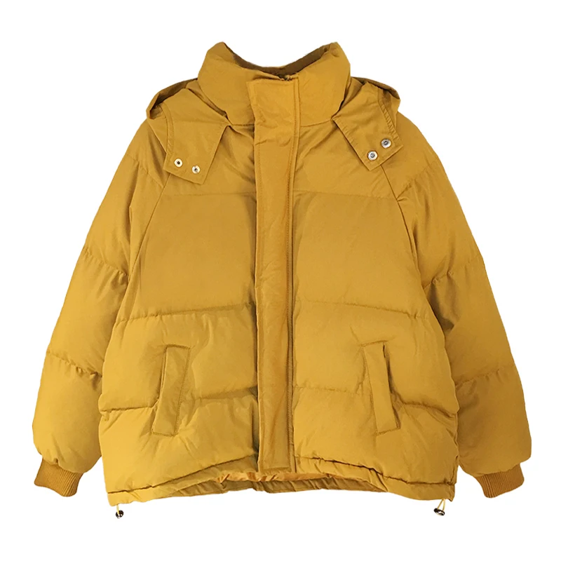 ZQLZ зимняя куртка для женщин 2020 Новинка свободная короткая парка оверсайз с