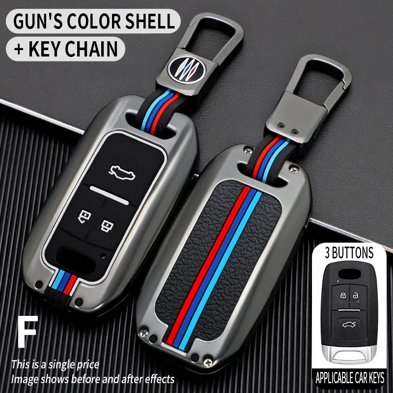 

Accessories Car Key Cover For Chery Tiggo 8 7 5X 2019 2020 Smart Keyless Remote Fob Protect Case Keychain Car-Styling Holder