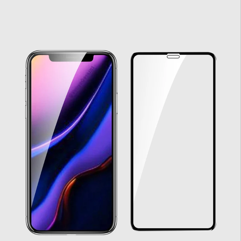 HD Закаленное стекло протектор экрана для iphone 11 pro Max защита защитное на | Мобильные