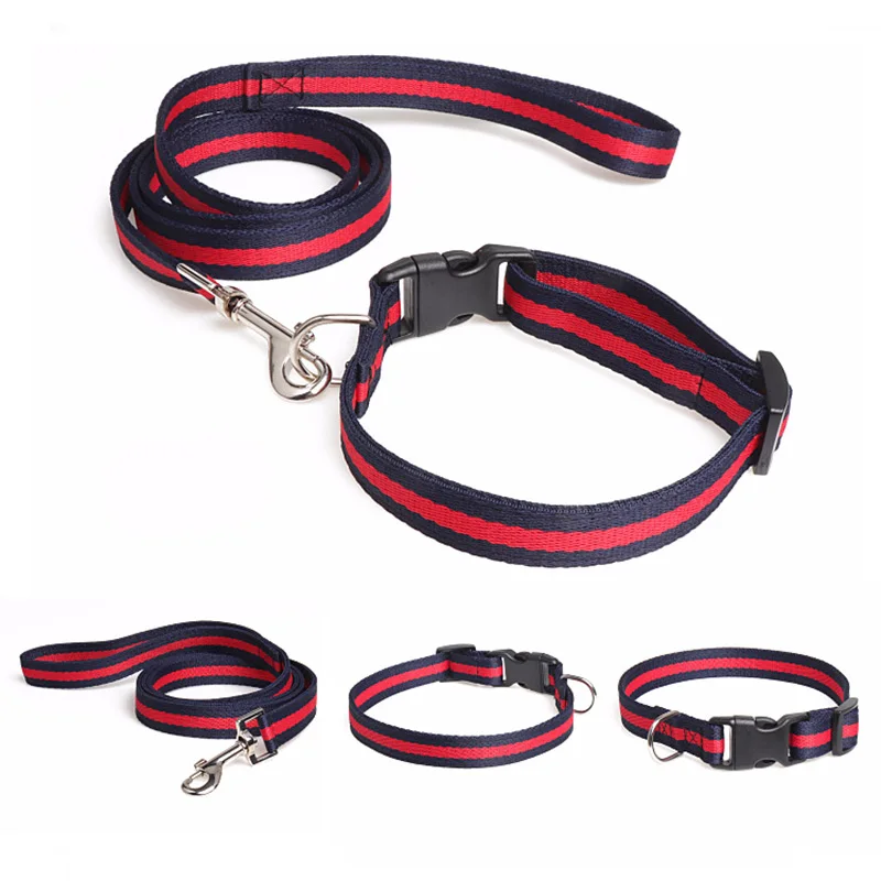 Собачий ошейник набор поводков нейлоновый поводок для прогулок французского