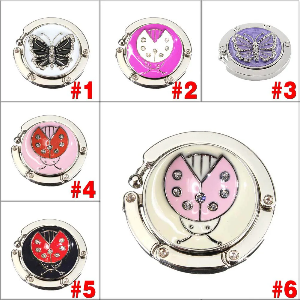 Модная складная переносная вешалка в виде жука-бабочки прочные крючки из сплава