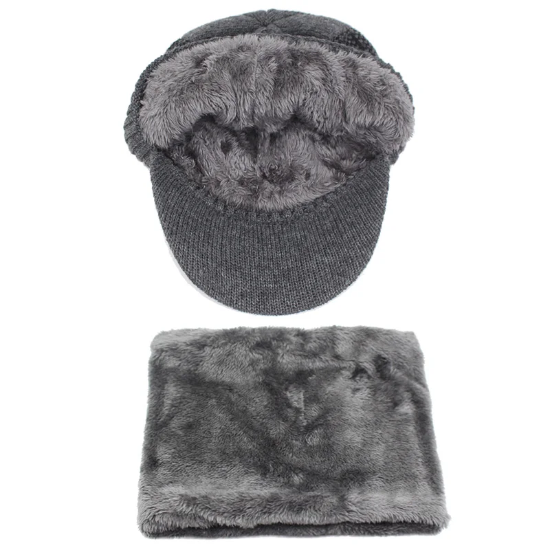 Зимняя шапка Skullies Beanies зимние шапки бини для мужчин и женщин шерстяной шарф