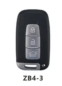 ZB04-3 KEYDIY Универсальный умный ключ ZB02-3/4 ZB01 ZB03 ZB04 для KD-X2 KD900 Mini KD Автомобильный ключ дистанционного управления подходит для более чем 2000 моделей - Цвет: ZB04-3