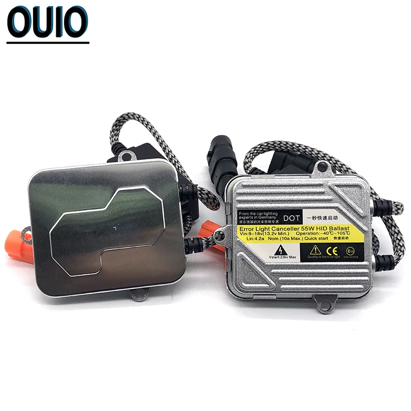 55 Вт HID ксеноновый комплект для быстрого запуска автомобильных фар лампы H1 H3 H4