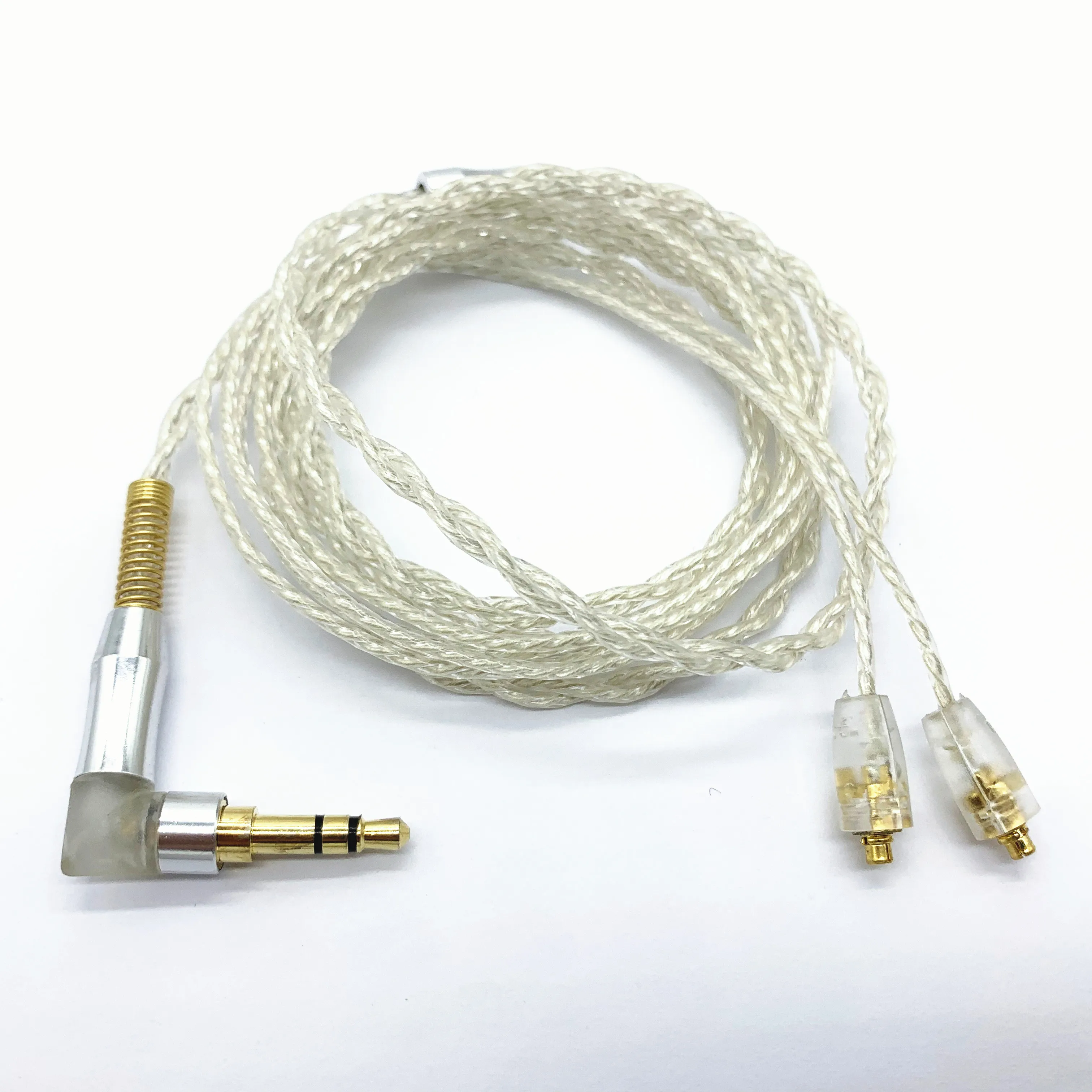 

Diy кабель для наушников посеребренный провод L вилка mmcx se535 ue900