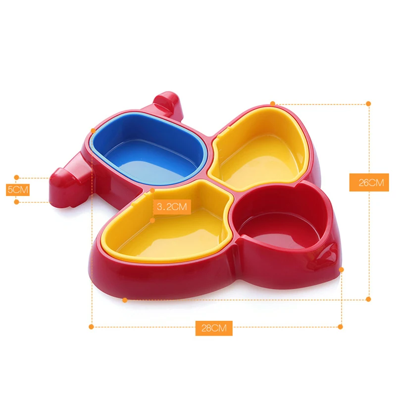 

Baby Plates Food Grade Cartoon Cute Bowl Kitchenware Children's Tableware Baby Utensils Solid Feeding Compartment Baby Dishes