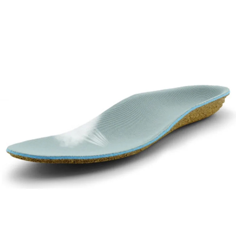 Cork Orthotic Arch Support Insoles Unisex Flat Foot Non-slip Shoes Sole Pads Deodorant Breathable Running Inserts Cushion Men