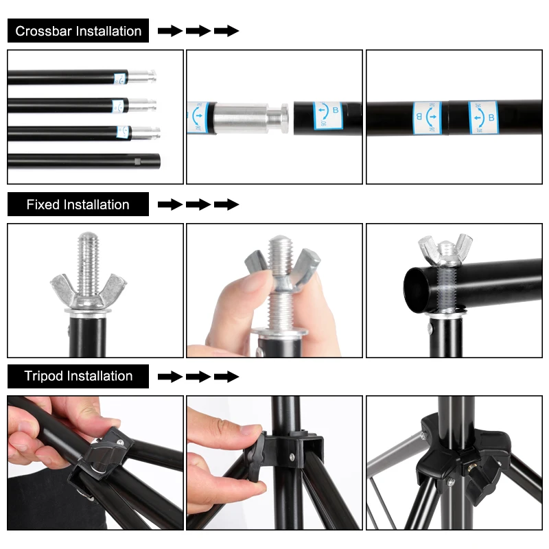 Фотография 3X7 м фоновый фон подставка система поддержки Комплект для фотостудии