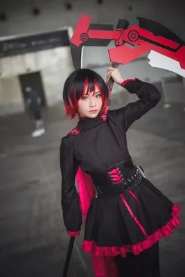Crescent Rose Sword Ruby Cosplay Props Scythe Weapon Prop Custom Made | Costume