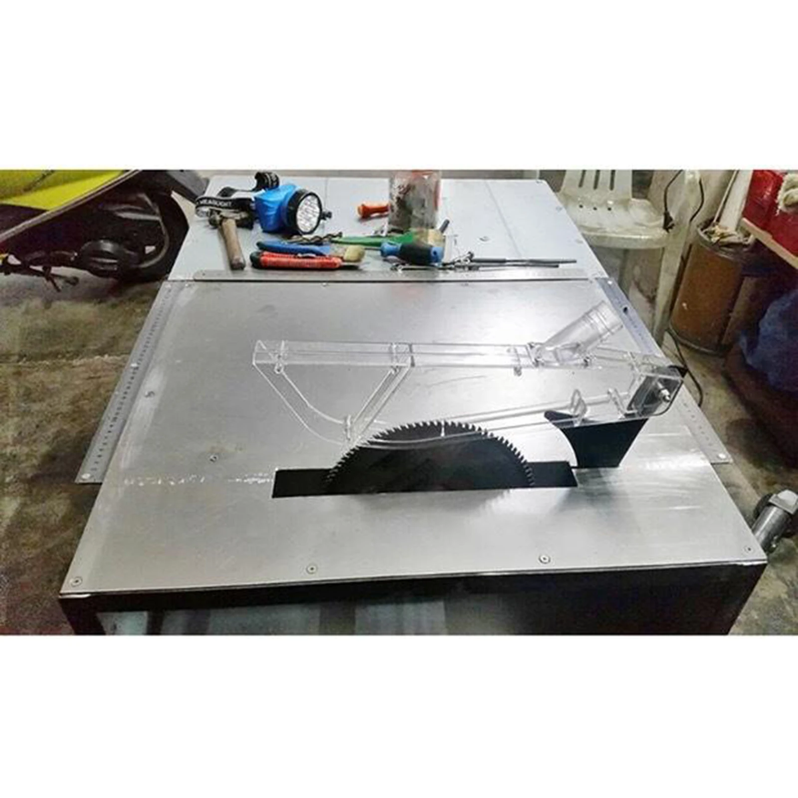 

1pc Стенд Круглопильный Станок анти-Пылезащитный чехол Чехол прозрачная защита w/распределяя Ножи