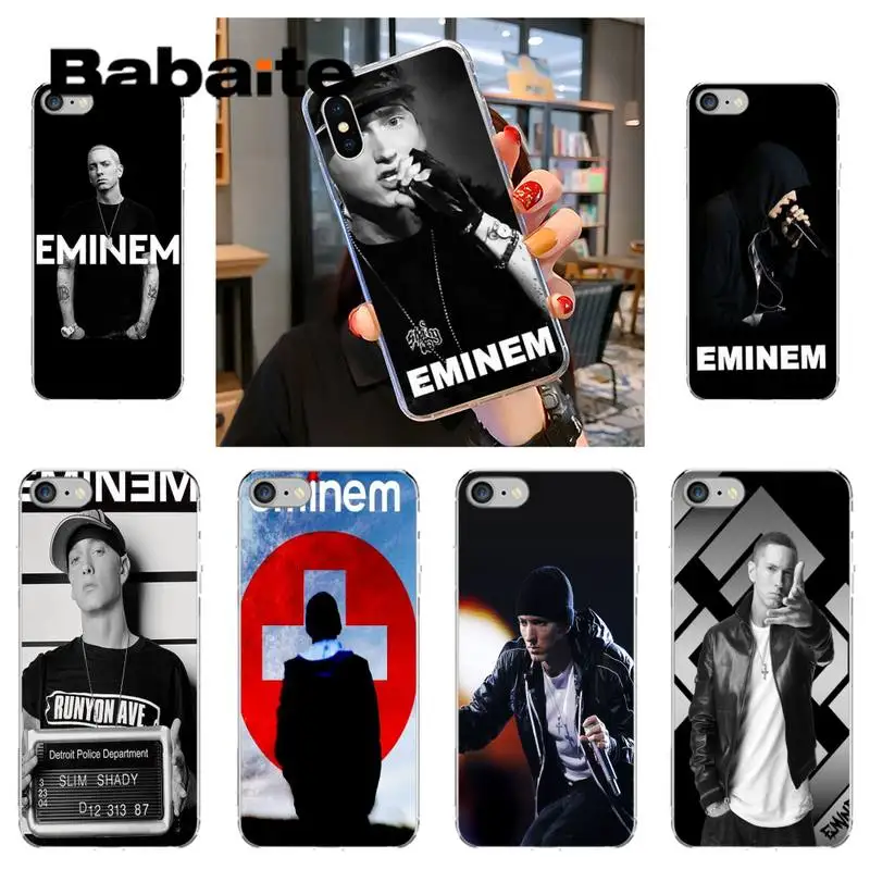 

Babaite Hop Rapper Eminem rap Phone Case coque cover for iPhone 12 8 7 6 6S Plus X XS MAX 5 5S SE XR 11 12 11pro promax shell