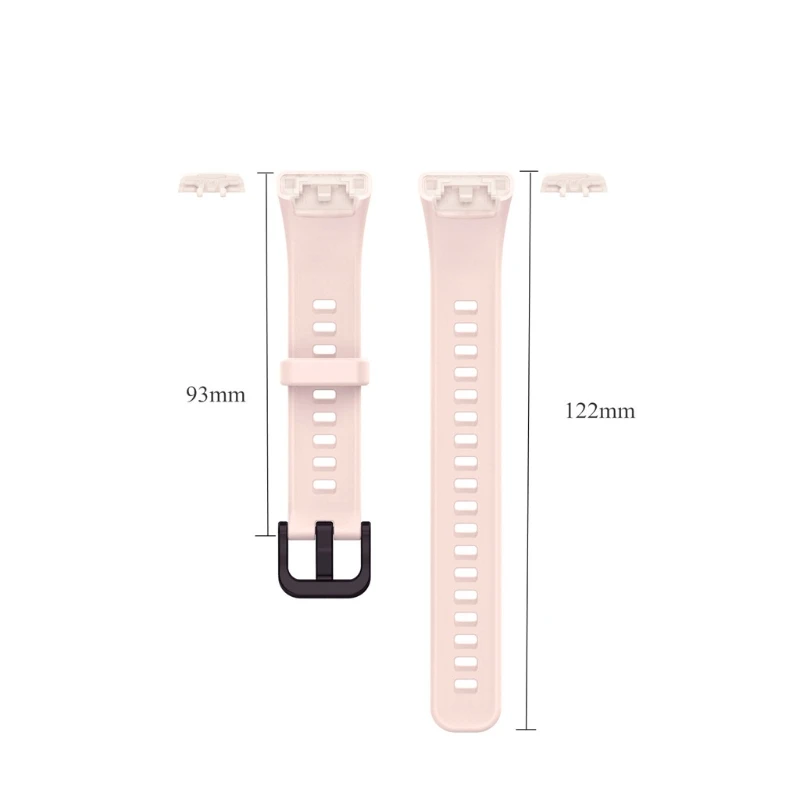 

T21B Strap Silicone Bracelet For Honor Band 6 Smart Watch Replacement Wristband Watchband Accessories