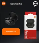Оригинальные наушники Xiaomi Redmi AirDots 2, настоящие беспроводные наушники, Bluetooth 5,0, шумоподавляющие наушники Redmi AirDots s, наушники