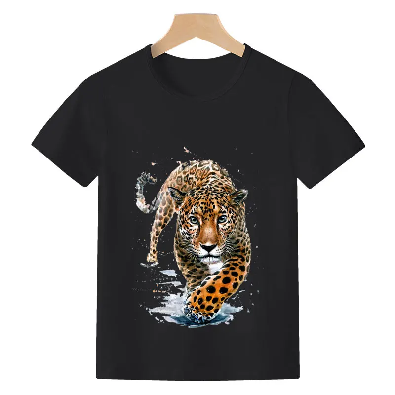 

Cool Animal Leopard Iron-on Transfers Patch For Punk Clothing Thermoadhesive Stickers DIY Fabric Appliq On T-Shirt Ironning logo