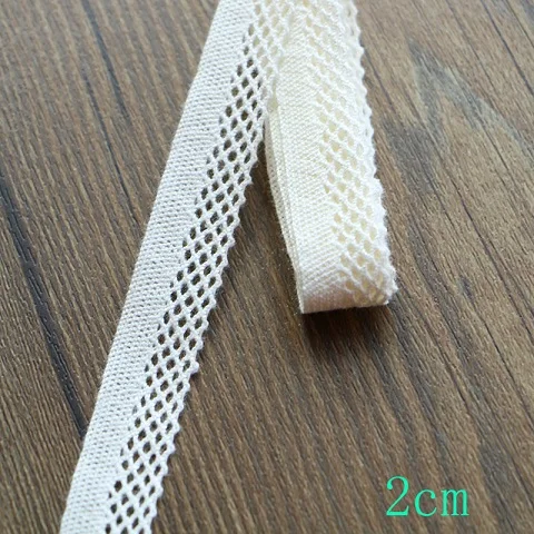 2CM 5 yards Новинка, 5 ярдов/много, высокое качество, белое кружево, хлопок, кружево для шитья, домашний интерьер, аксессуары для одежды, материал для рукоделия - Цвет: 2CM 5 yards