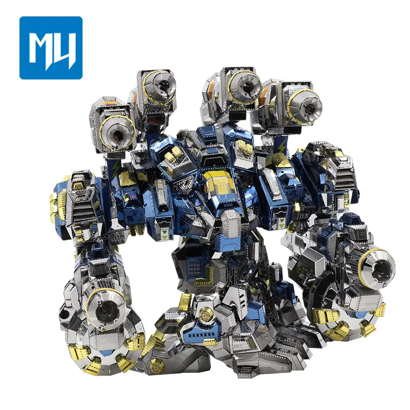 Металлический 3D-пазл MU со звездами декором Тора подвижная модель 2 в 1 для сборки