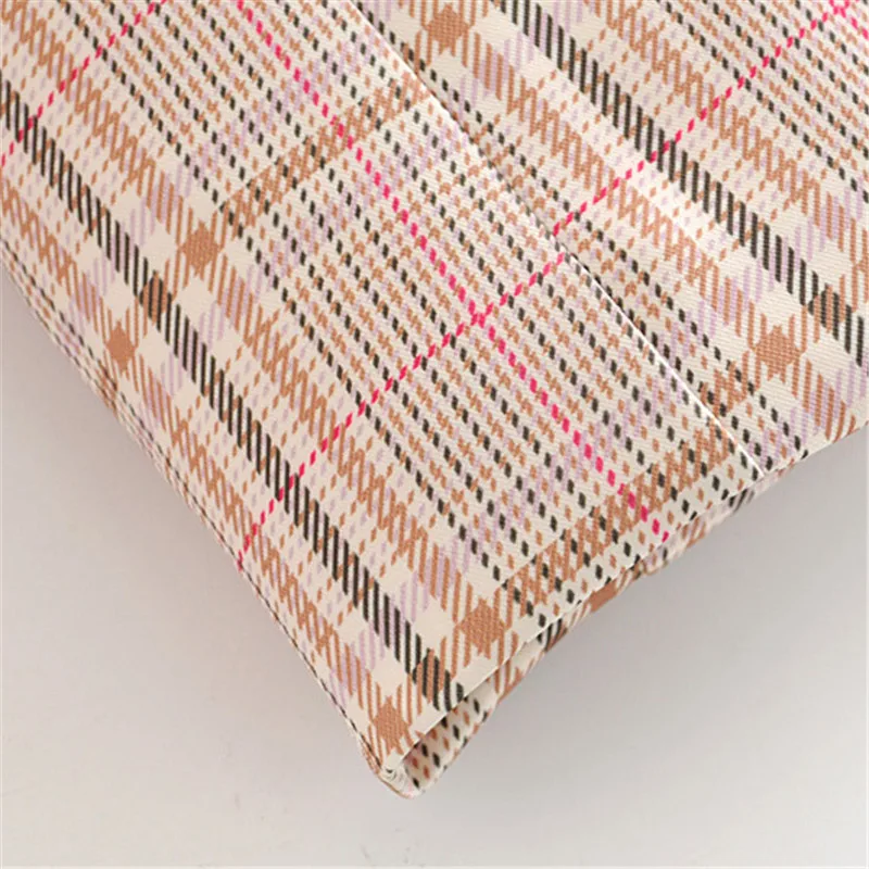 

Plaid Long Sleeve Female Blazer Single Button Office Ladies Blazer Autumn Winter Casual Outwear Women Jacket Coat 2020