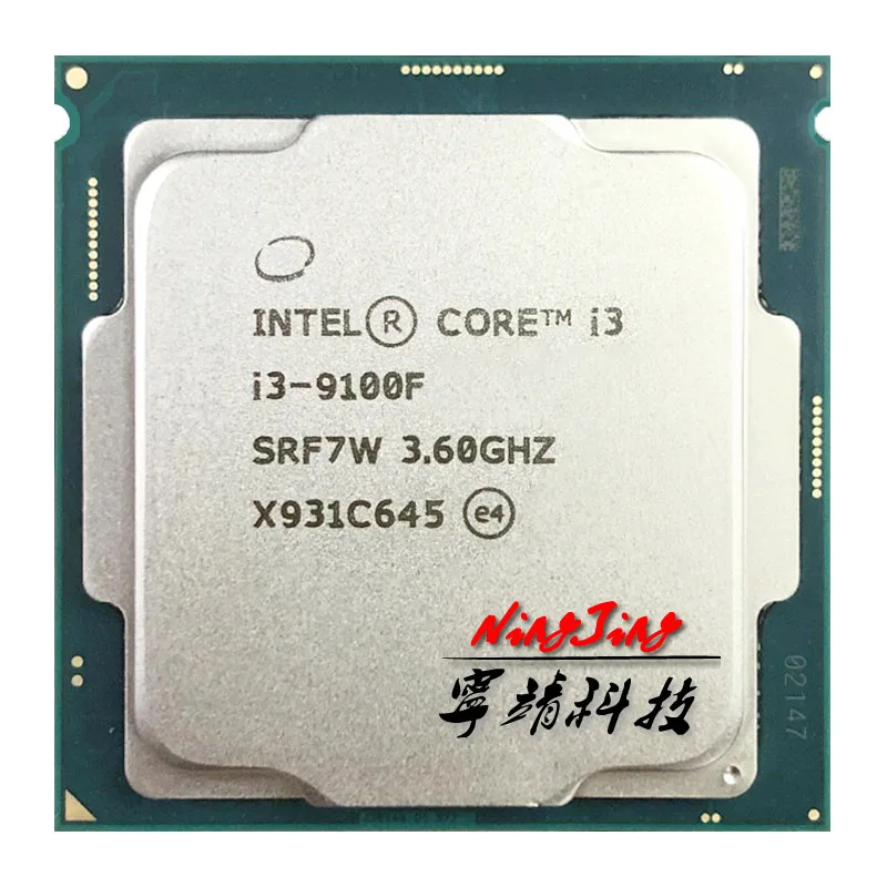 

Процессор Intel Core i3-9100F i3 9100F 3,6 ГГц SRF7W /SRF6N четырехъядерный четырехпоточный процессор 65 Вт 6 Мб Процессор 1151