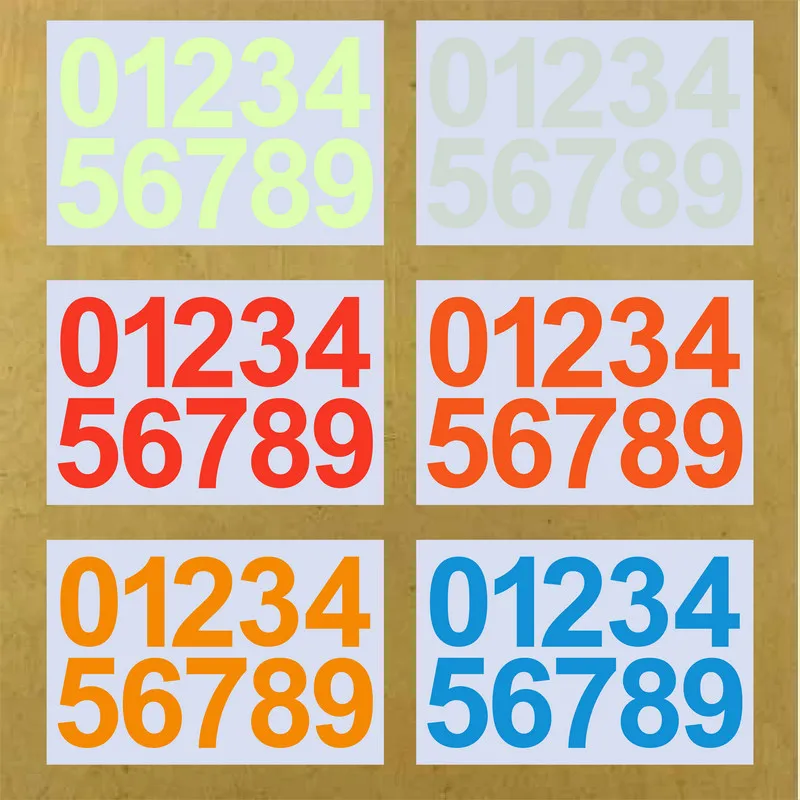 Наклейки с номером автомобильные временные наклейки почтовый ящик для телефона