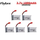 Аккумулятор Lipo 3,7 в 1000 мАч для Syma X5HC X5HW X5UW X5UC, запасные части для квадрокоптера, обновленная батарея 102542